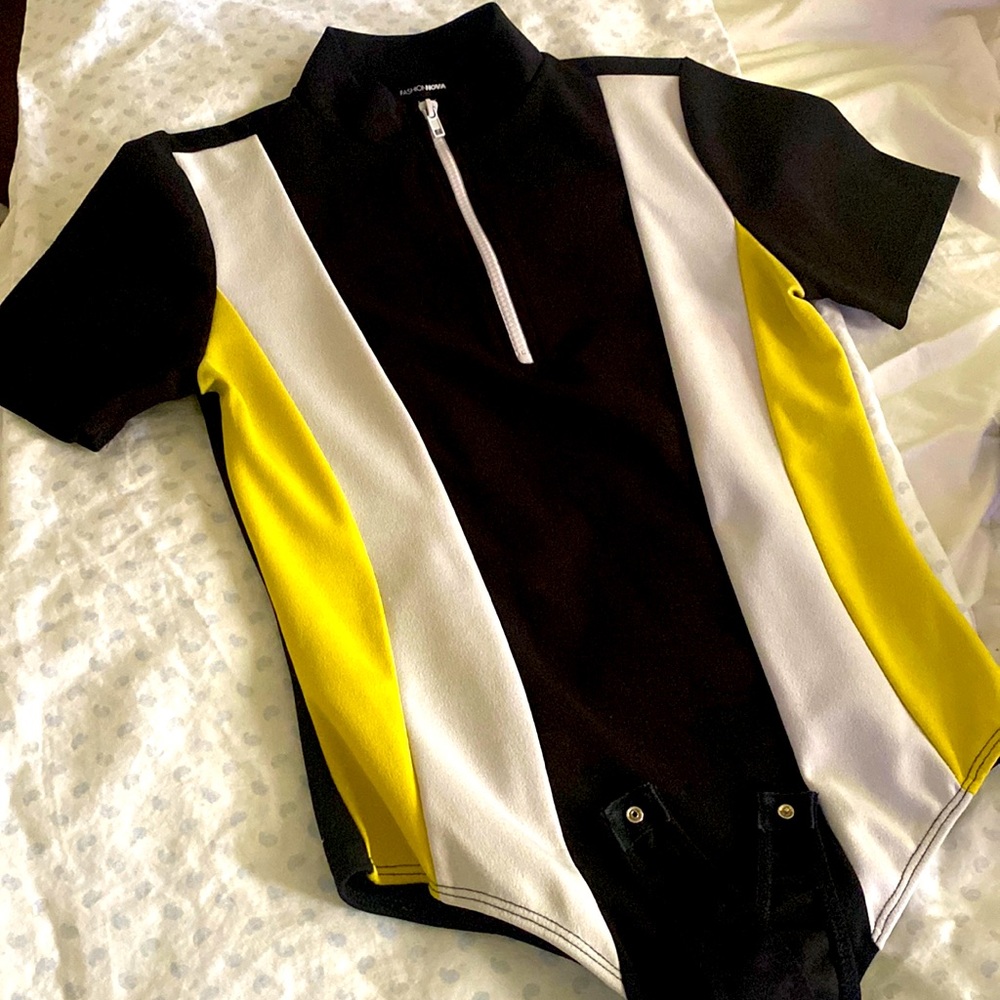 Black & Yellow Bodysuit ~ Large size 🖤💛🖤💛